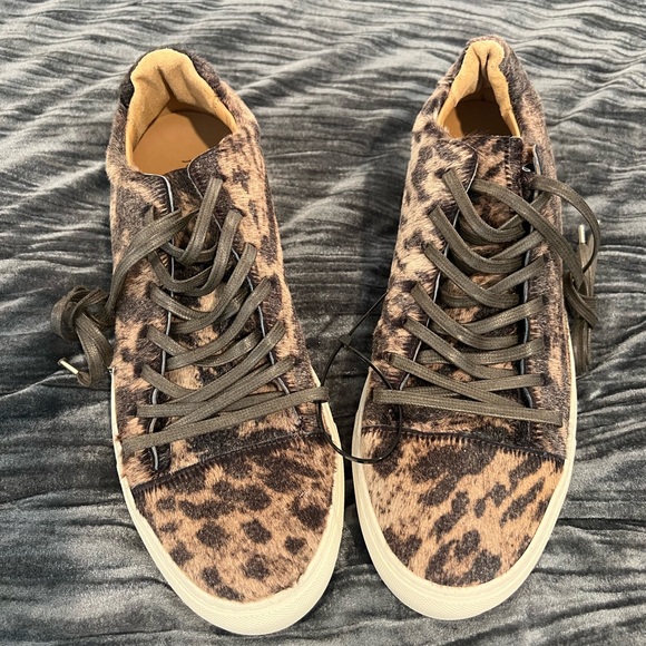 John Varvatos Men’s Reed Calf Hair Sneakers